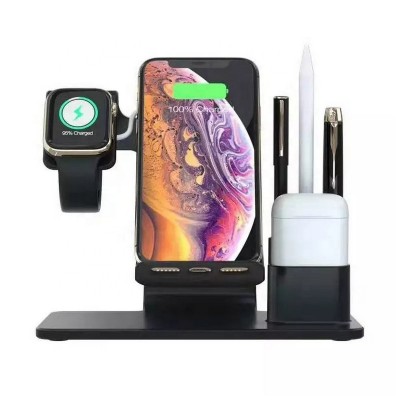 2020 Trending Product Cellphone Wireless Charger Portable 3 in 1 Wireless Charging Station For iPhone For AirPods For iwatch