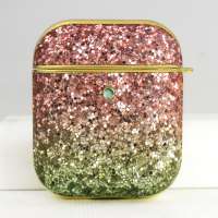 Bling Glitter Sequins Wireless Bluetooth Headset Earpods Cover Case For AirPods