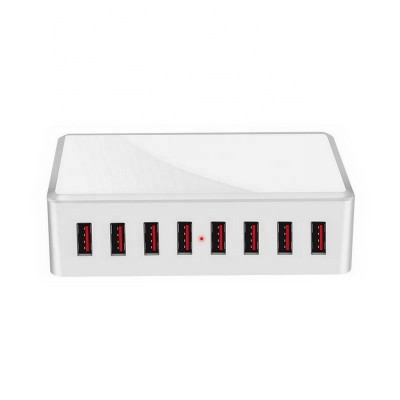 Safe And High Performance 8 Port Output USB Charger Dock Mini USB Travel Charger CE FCC ROSH Certification Home Charger